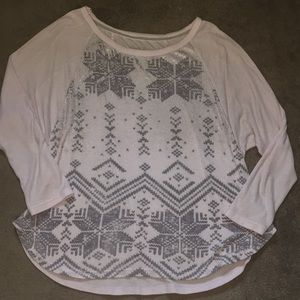 Light pink American eagle winter top